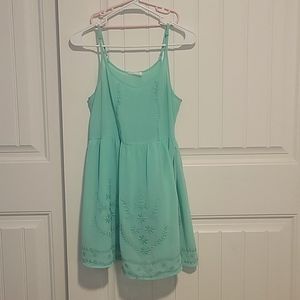 Green, flowy tank